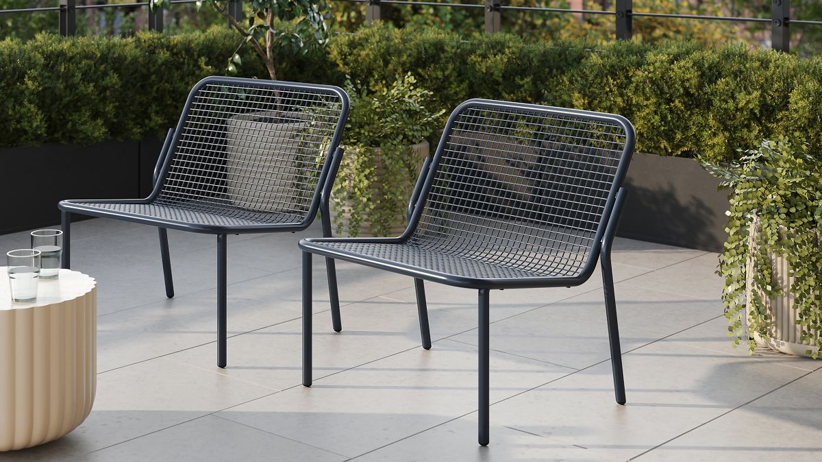 Seville Outdoor Stacking Lounge Chair (Set of 2) | West Elm