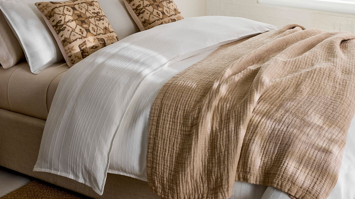 West Elm Flax Linen Blanket Buy White Blankets, Dohars Quilts For