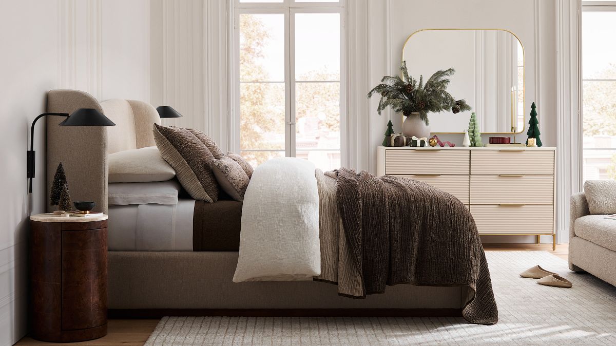 Margaux Grid Wool Rug | West Elm