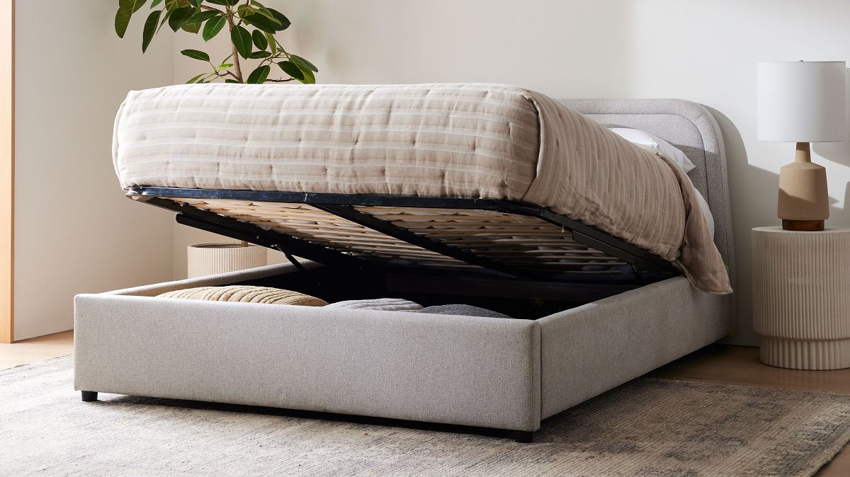 Space Saving Bed GAOMON Twin Over Twin Metal Bunk Bed - With Ladder \u0026  Safety Rail No Box Spring Needed Metal Bunkbed, image size:1200x674