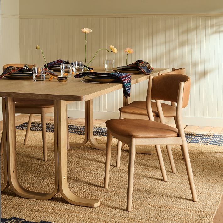 Marcus Samuelsson Leather Dining Chair | West Elm