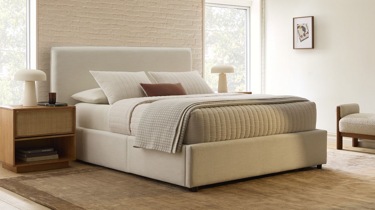 Freya Flange Side Storage Bed | West Elm