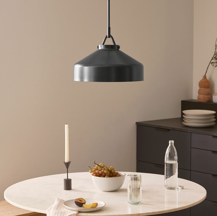 Henry Pendant Light, Adjustable & Damp Rated | West Elm
