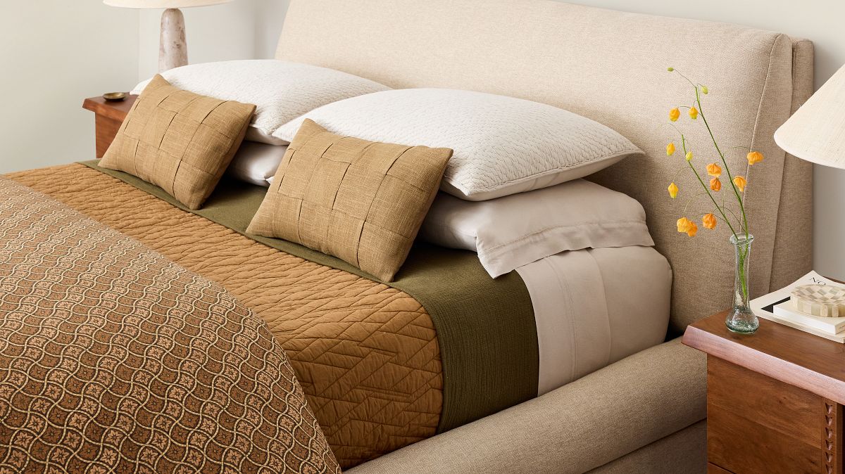 Diamond Lattice Floral Duvet Cover & Shams | West Elm