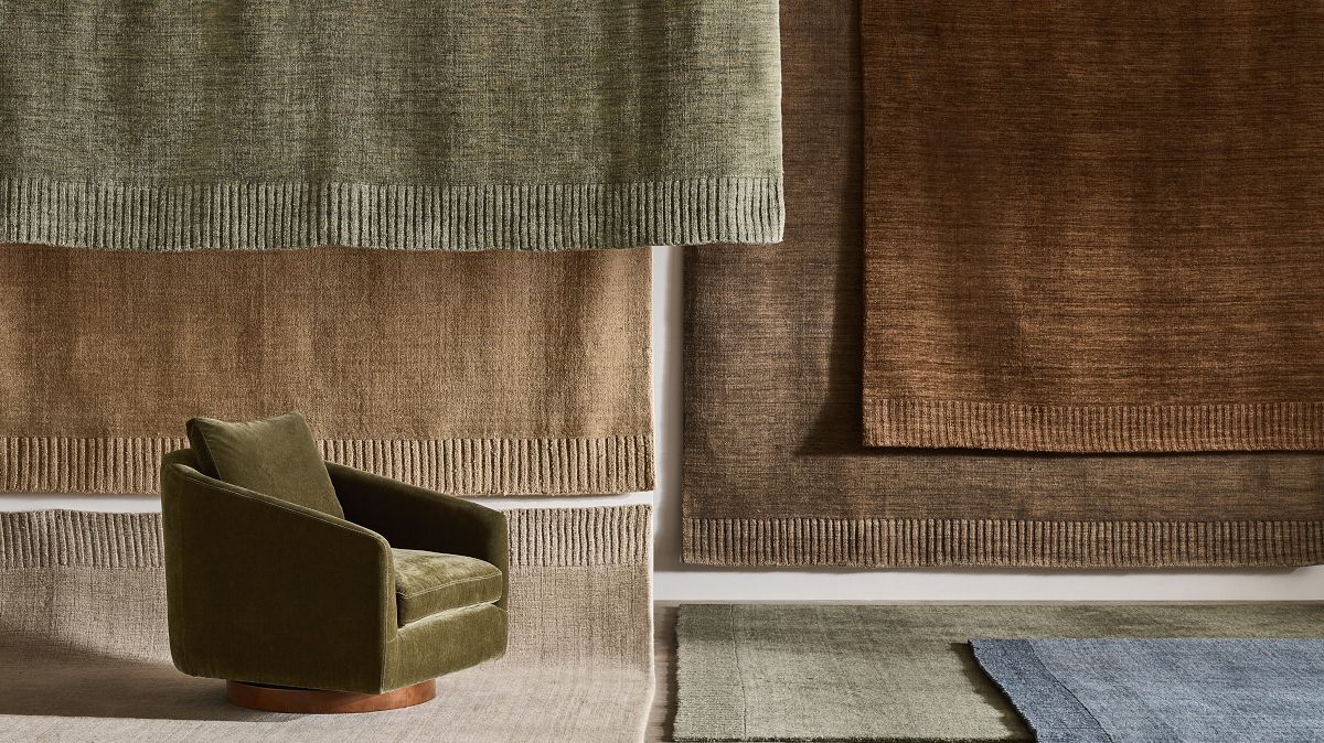 WTWオーハイ ラグ OJAI RUG 140cm×200cm Ojai Handwoven Wool Rug, 100% Wool | West Elm