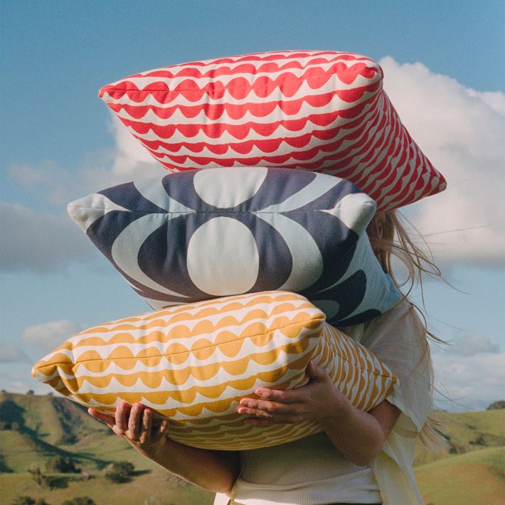 Marimekko Papajo Indoor/Outdoor Pillow | West Elm