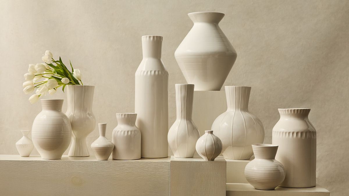 Florist Ceramic Vases Alabaster Earthenware | West Elm