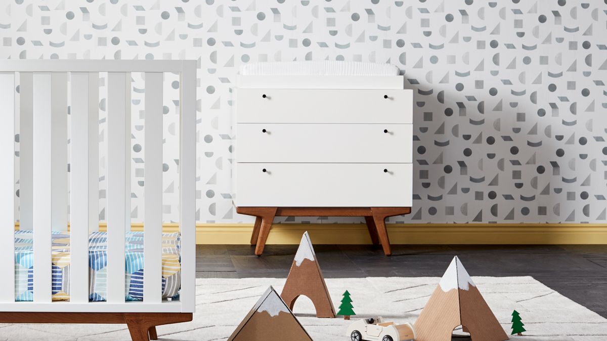 west elm modern 3 drawer dresser West Elm Modern 3-Drawer Dresser, White Lacquer