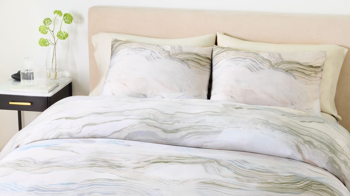 Silky TENCEL™ Geode Duvet Cover & Shams | West Elm