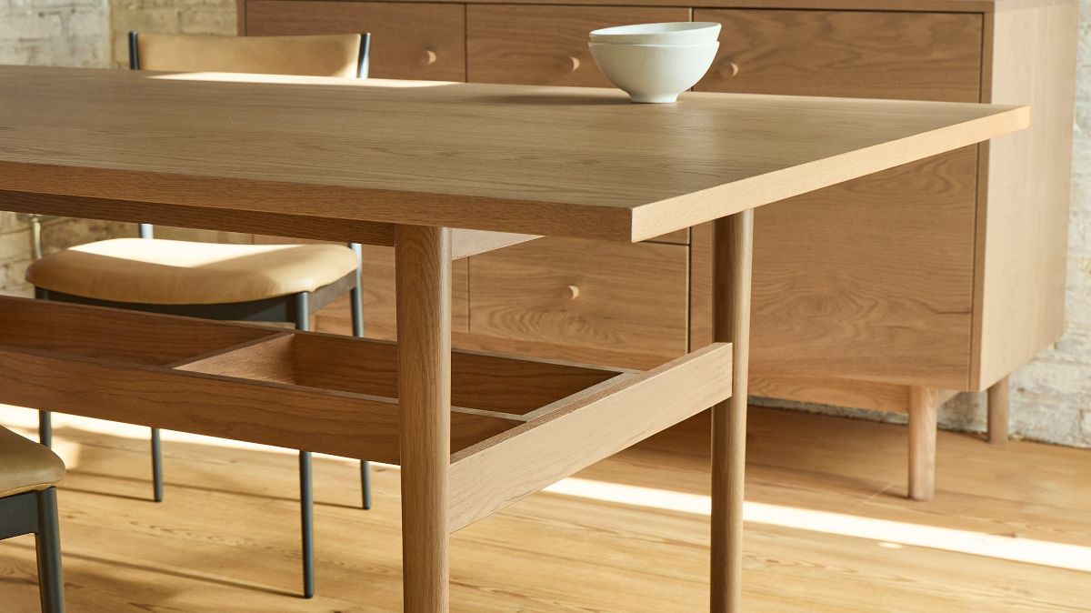 Blakley Solid Wood Dining Table 72–120