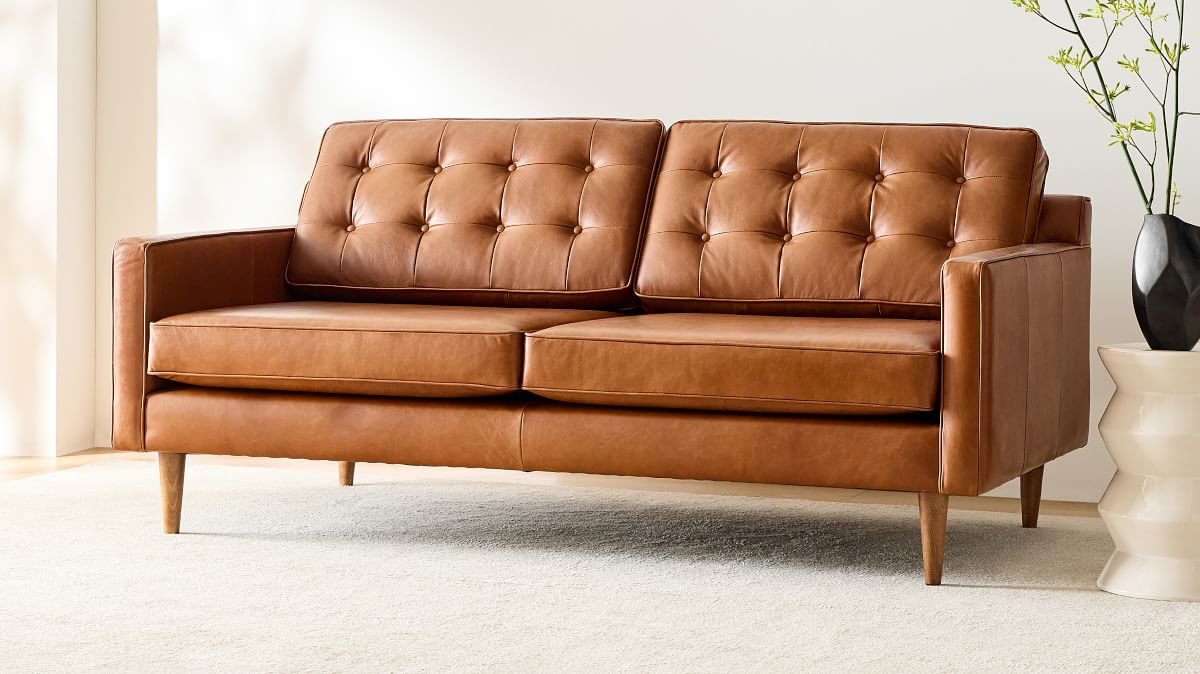 Drake Leather Sofa (76