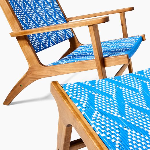 Bondi Outdoor Lounge Chair & Ottoman Set