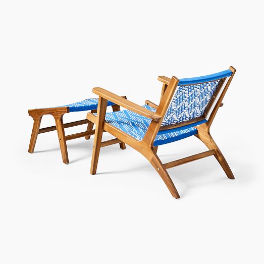 Bondi Outdoor Lounge Chair & Ottoman Set