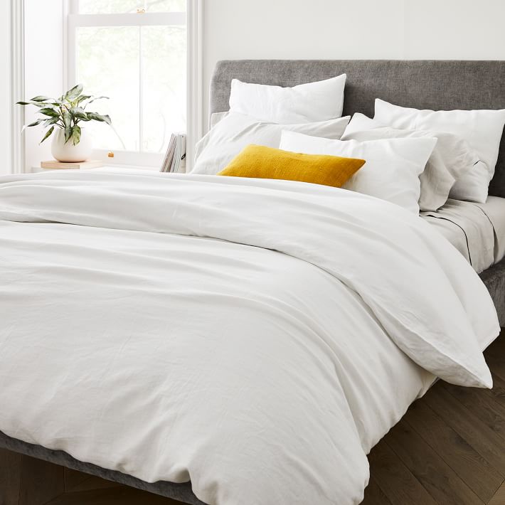 white duvet cover double