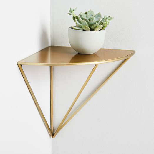 Iris Corner Wall Shelf