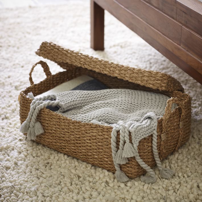 under bed laundry basket