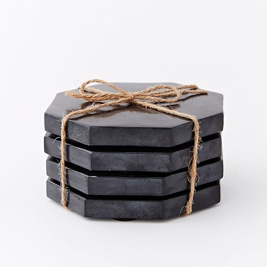 grey stone coasters