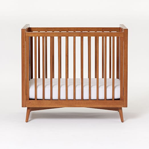 mid century modern mini crib
