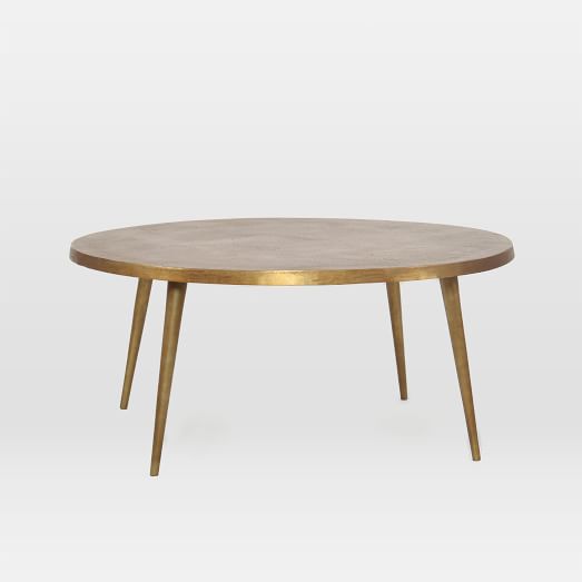 Cast Coffee Table - Antique Brass