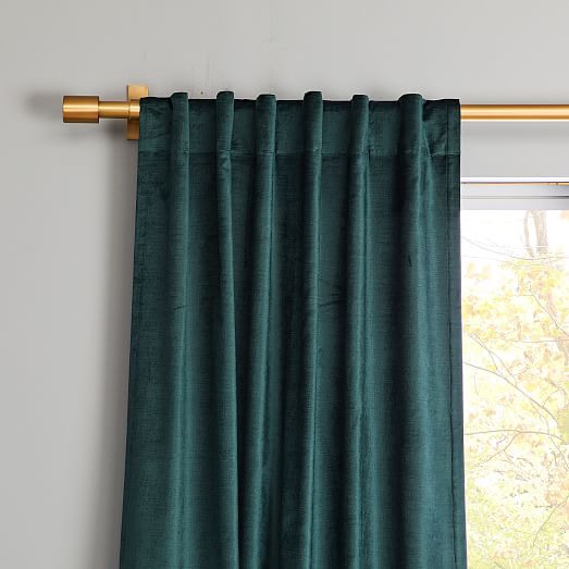 green velvet curtains target