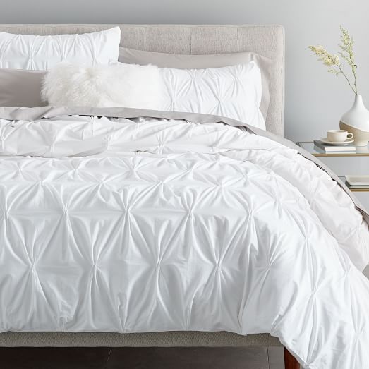 white and grey bedding ideas