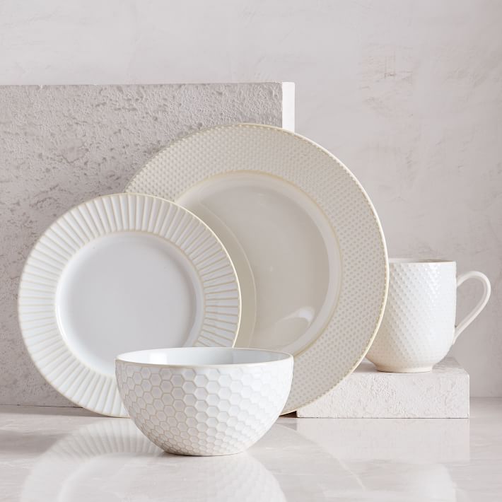 white porcelain dinnerware sets for 12