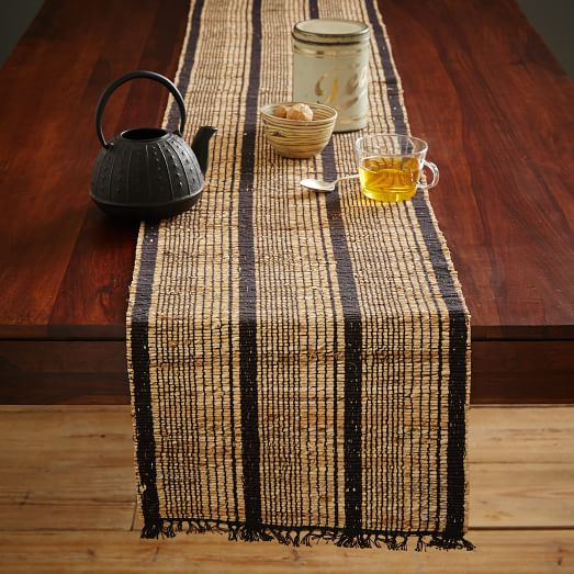 striped table runner