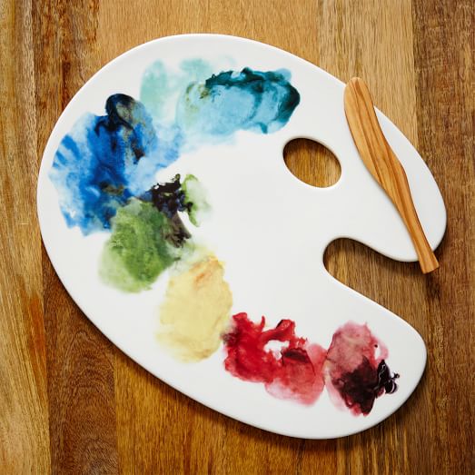 paint palette plates