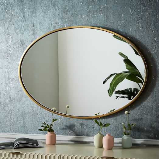 oval wall mirror