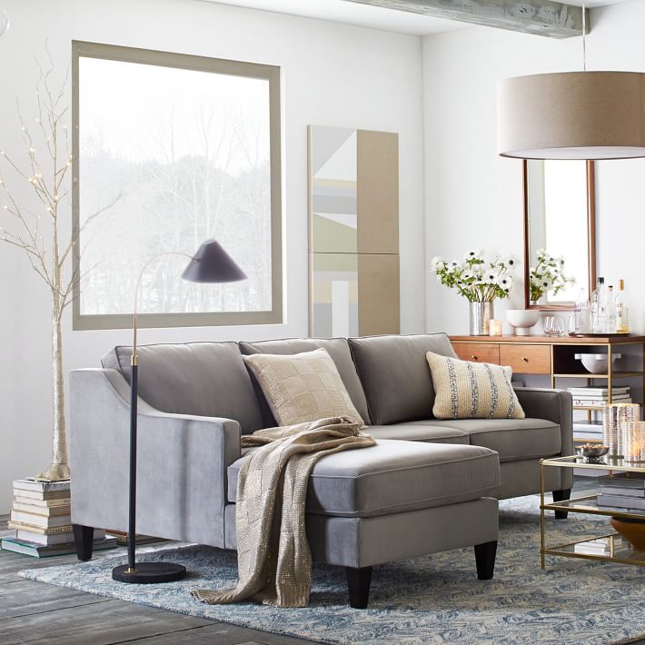 Paidge 2-Piece Chaise Sectional | West Elm