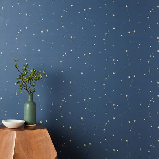 Chasing Paper Constellation Map Removable Wallpaper Navy - Removeable Wall Paper Chasing Paper Constellation Map Removable Wallpaper Navy - Removeable Wall Paper
