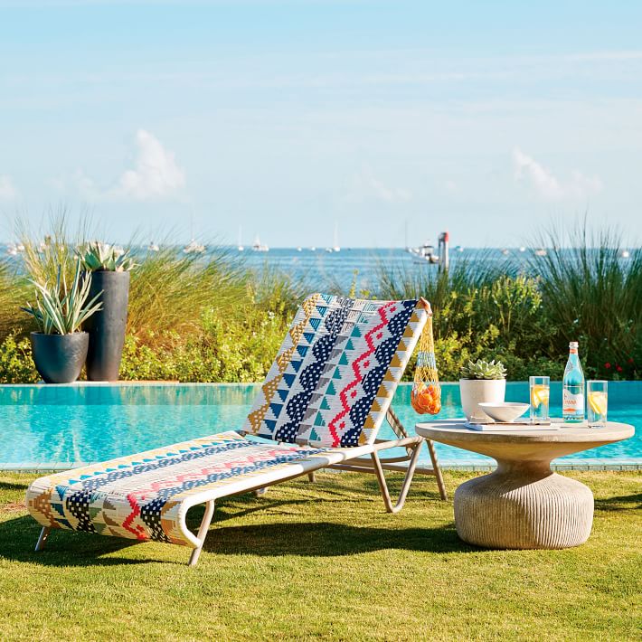 Tambor Concrete Outdoor Drum Coffee Table West Elm