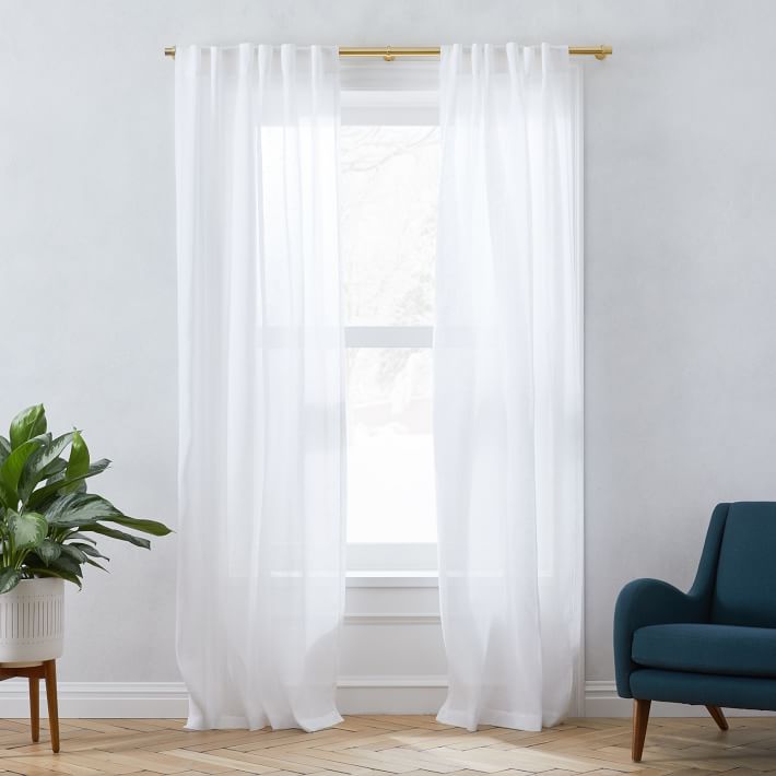white linen curtains nz