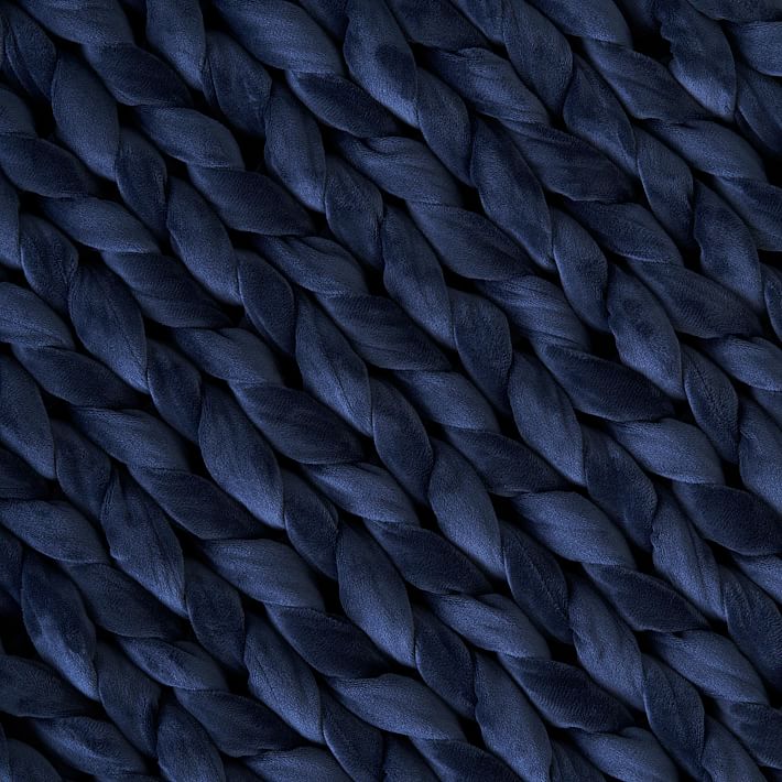 Bearaby Velvet Weighted Blanket Nightshade West Elm