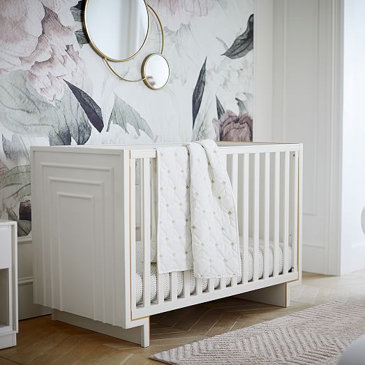 art deco crib