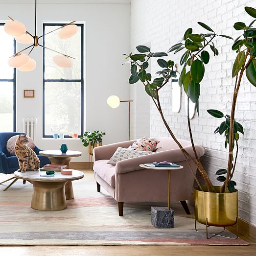 west elm staggered glass table lamp