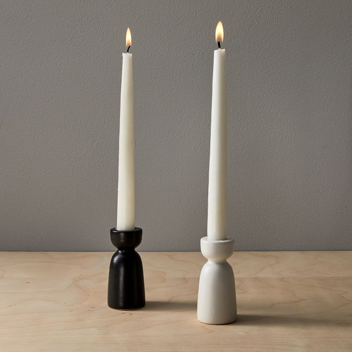 ceramic candle holders