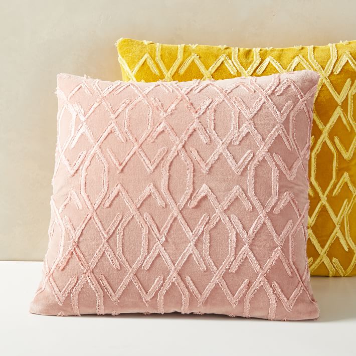 velvet embroidered cushions