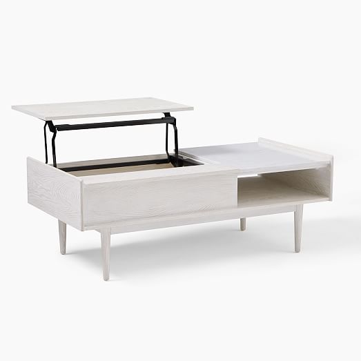 Mid Century Pop Up Storage Coffee Table