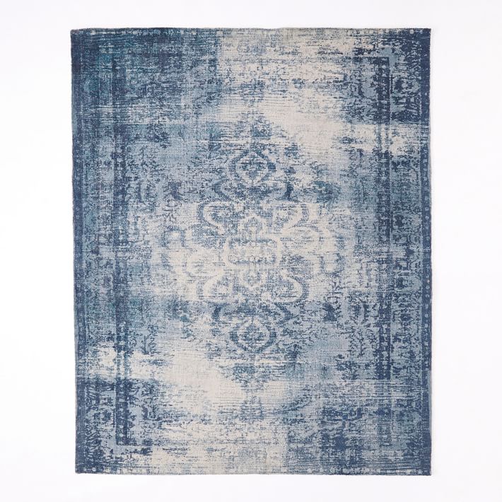 Distressed Arabesque Wool Rug - West Elm Wool Area Rugs Distressed Arabesque Wool Rug - West Elm Wool Area Rugs