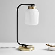 west elm glass gem table lamp