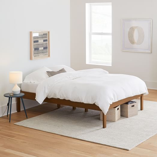 Simple Bed Frame Tall Acorn