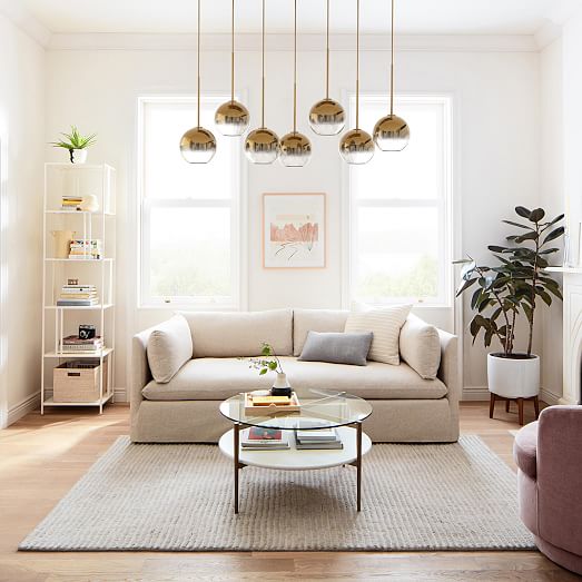west elm glass globe pendant
