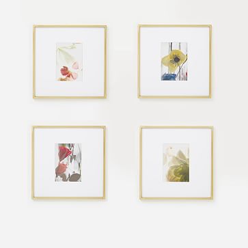 Assorted Gallery Frames Set Of 4 1) measure the height and the width of your space in.