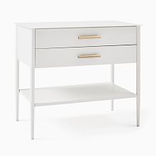 Espresso Nightstand Contemporary