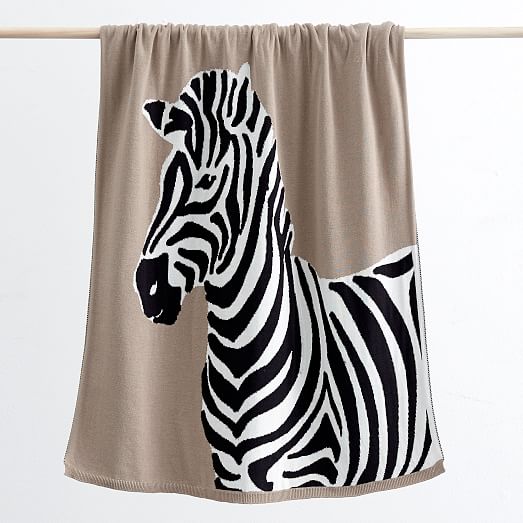 zebra baby blanket