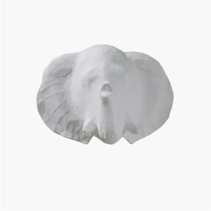 Custom Painted PapierMache Animal Head West Elm