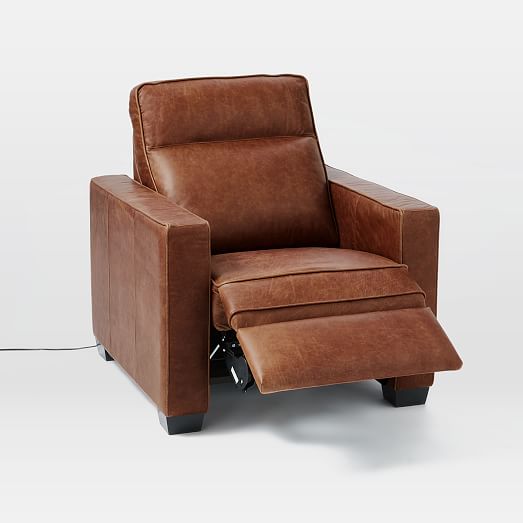 Henry Leather Power Recliner Chair - West Elm Leather Recliner Henry Leather Power Recliner Chair - West Elm Leather Recliner