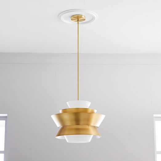 Tiered Metal Shade Pendant - Tiered Pendant Light Shade Tiered Metal Shade Pendant - Tiered Pendant Light Shade