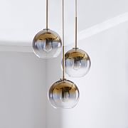 west elm modern balloon glass chandelier